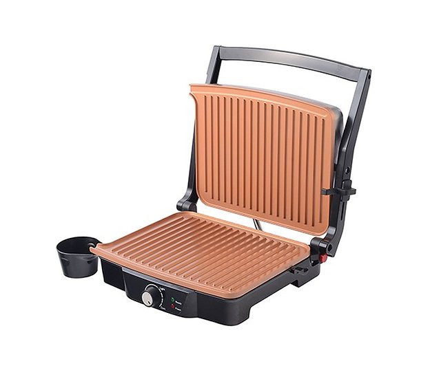 Machine à Sandwichs et Grillades en Inox 2000W Sonashi SGT-859