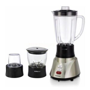 Blender 3En1 Avec Bol Hachoir Et Bol Broyeur 1.6L 400W Sonashi SB-160