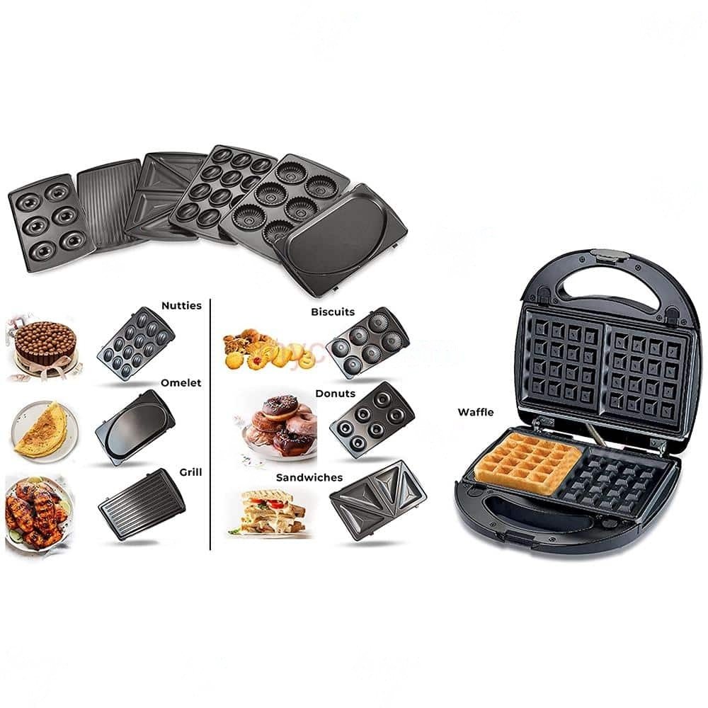 Panineuse Multi Grill 7en1 760W Sonashi SSM-862 – Image 3
