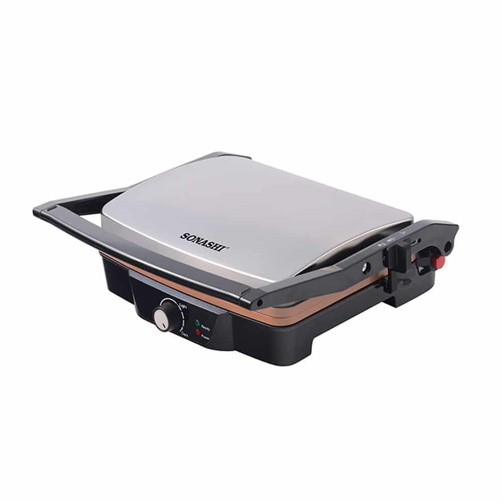 Machine à Sandwichs et Grillades en Inox 2000W Sonashi SGT-859 – Image 3
