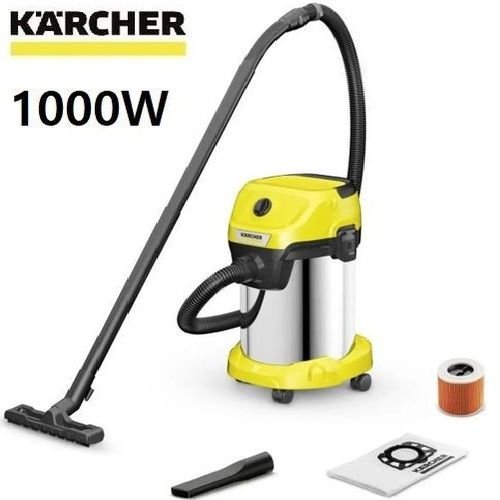 Aspirateur Souffleur - Wd3 - 1000 W - Jaune/Inox Karcher