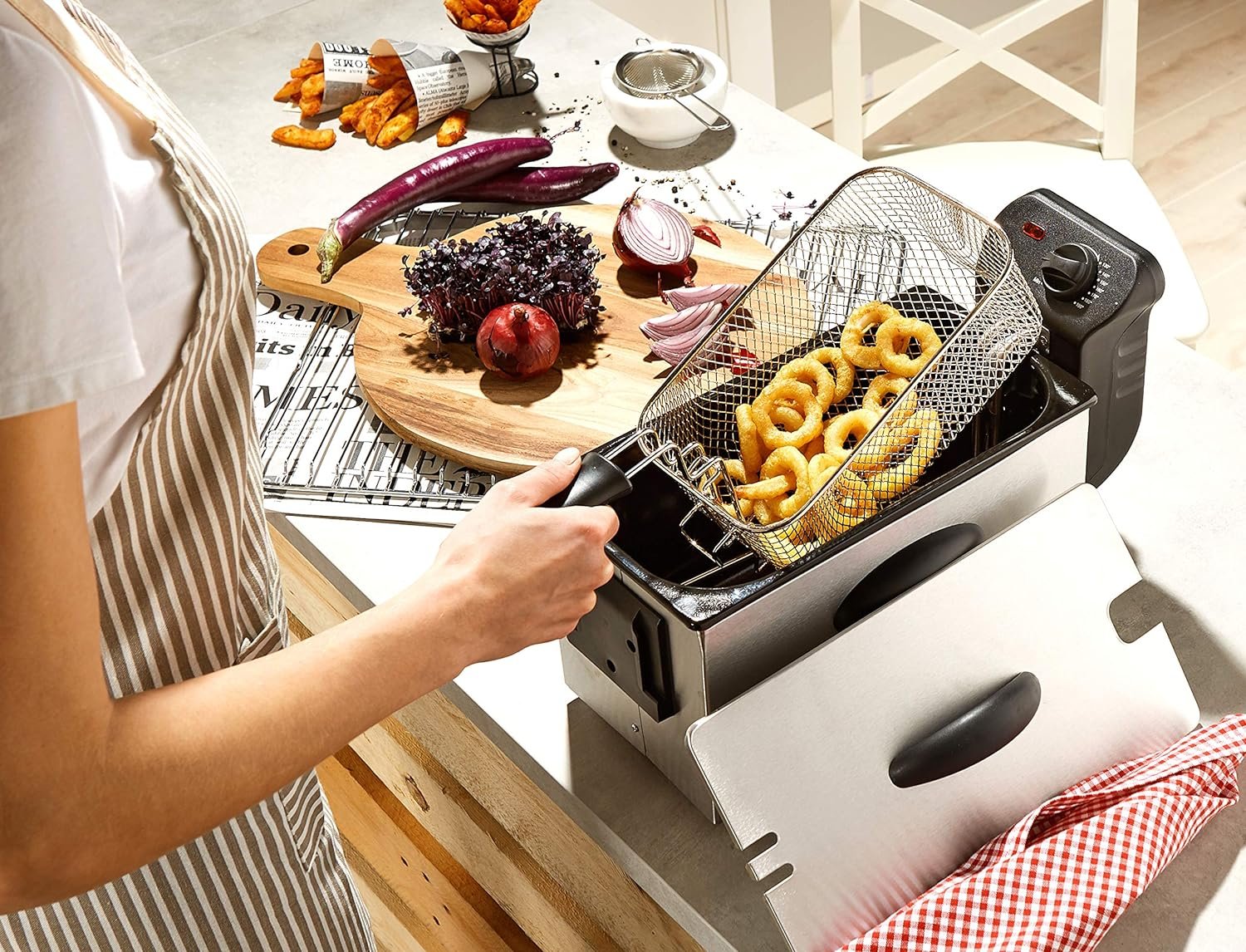 Friteuse Inox 3L 2000W Bomann FR 2264 CB – Image 4