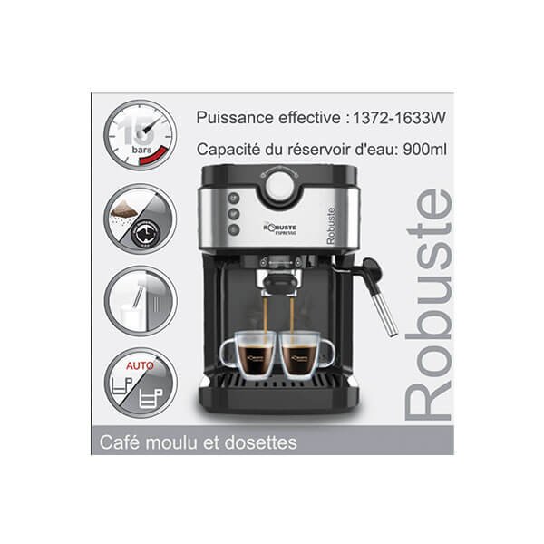 Machine à café Robuste avec bras automatique 15 bar CM15 – Image 2