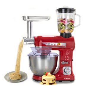 Robot Pétrin 3 en 1 inox 5L 1000 W 06Vitesses GRENAT Robuste RPM37