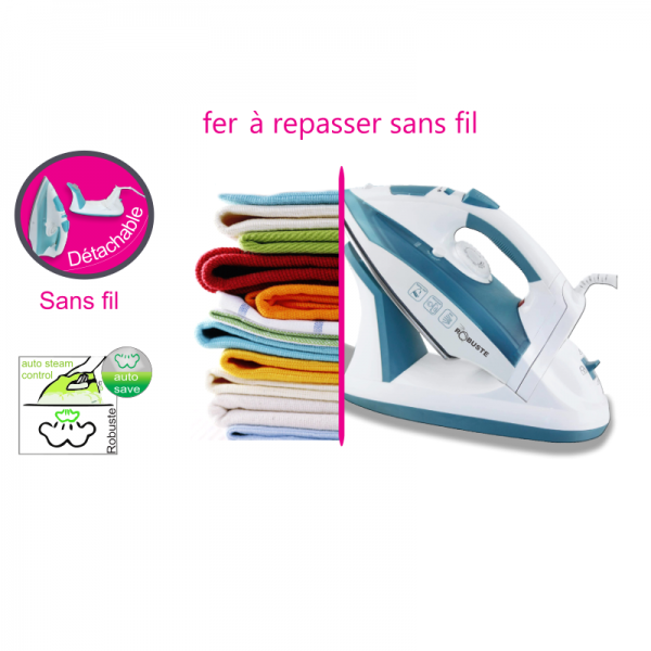 Fer à repasser sans fil AJ-2040C – Image 2