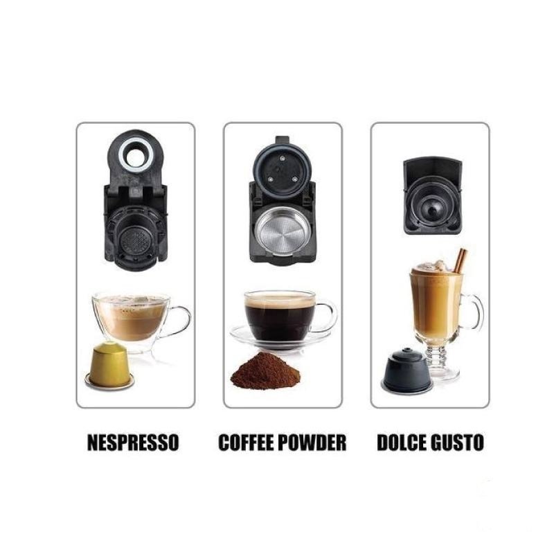 Cafetière Expresso Multifonction 3En1 600mL 1450W Sonashi SCM-4969 Noir – Image 4