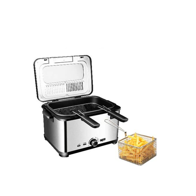 Friteuse inox 4L - 2000 W SilverCrset – Image 4