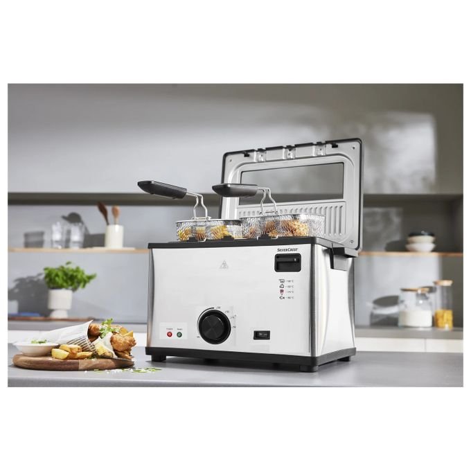 Friteuse inox 4L - 2000 W SilverCrset – Image 3