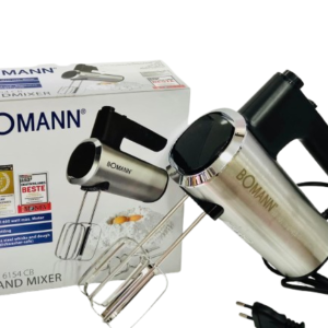 Batteur inox 600W 05 vitesses + Turbo Bomann