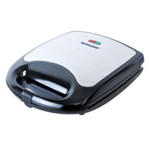 Grill à Viande et Panini inox 1100W - 26.5cm X 22.5 CM - SGT-851 Sonashi