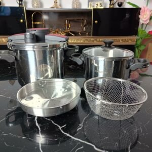Cocotte 6 Pcs - 5 + 7 L - inox 18/10 PlanetSat