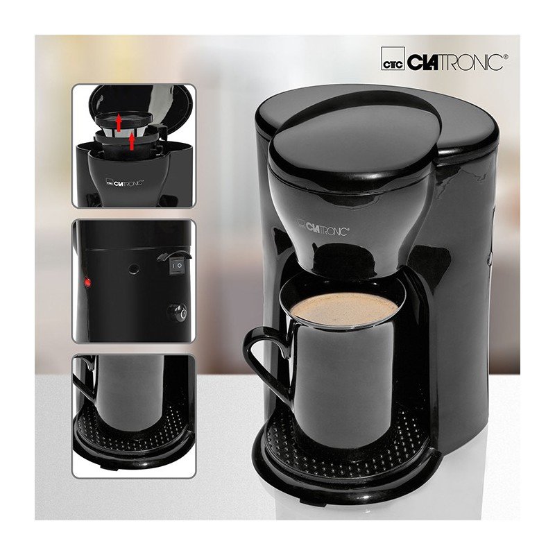 Cafetière électrique 1Tasse 330W CLATRONIC – Image 3