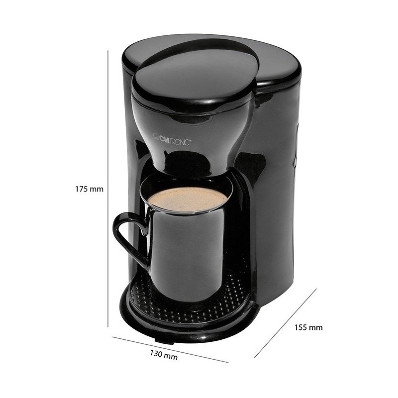 Cafetière électrique 1Tasse 330W CLATRONIC – Image 5