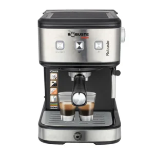 Machine à café inox 15 Bar 1.5 L 1100W MOKA Robuste