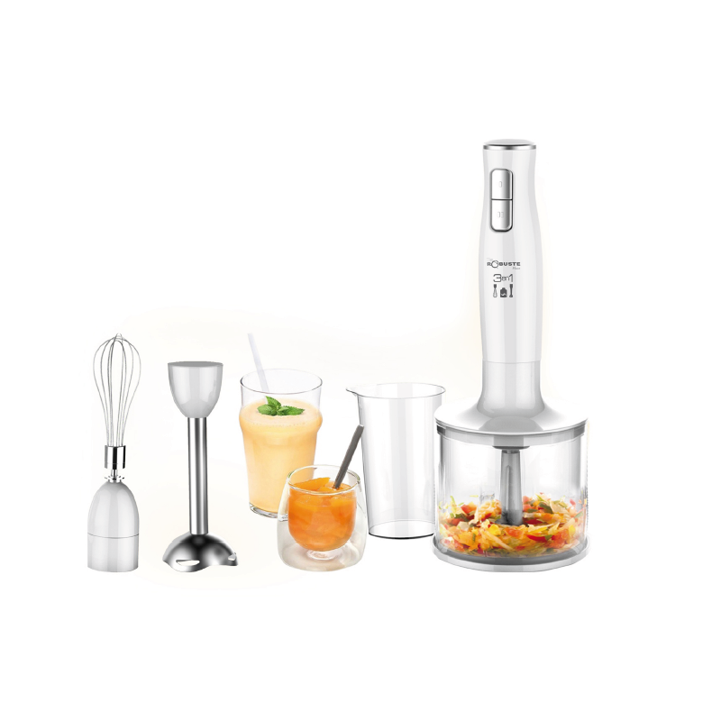 Mixeur plongeant inox 3 en 1 - 300W Robuste MP 3en1