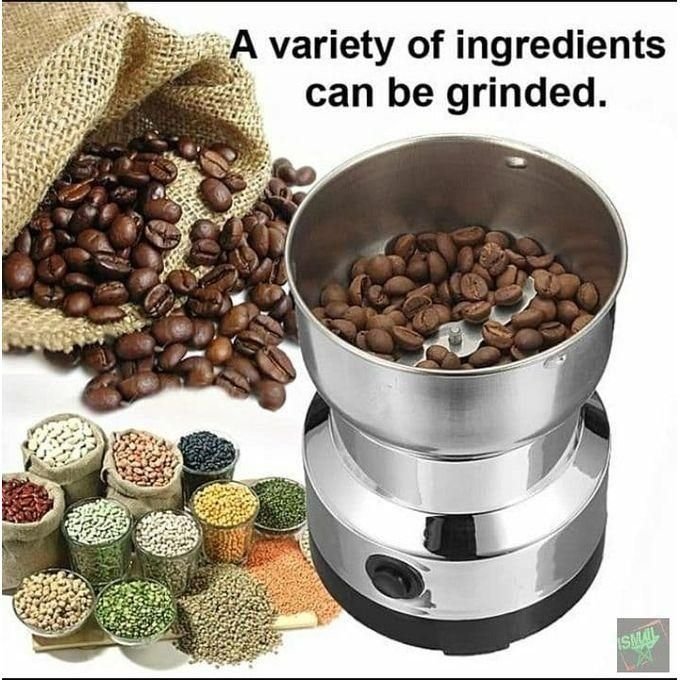 BRANDMANN Mini moulin à café & épices INOX électrique 300ml – Image 3