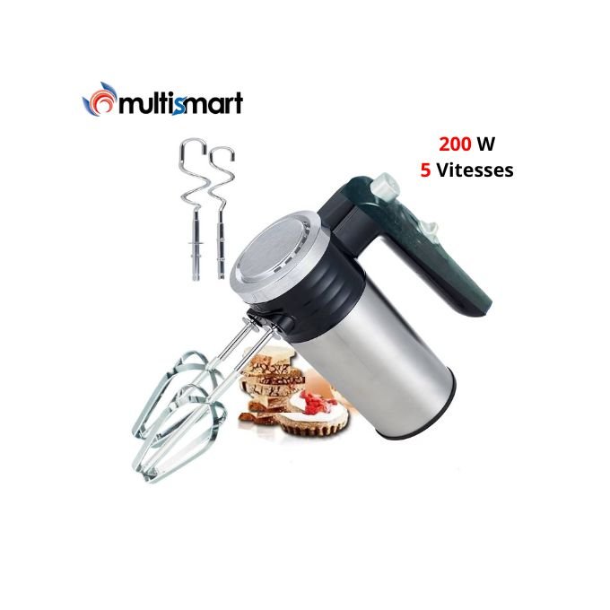 Batteur inox 200W 05 Vitesses Multismart – Image 3