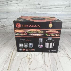 Hachoir inox 3 en 1 - 800 W Bergmann Avec 02 Bol