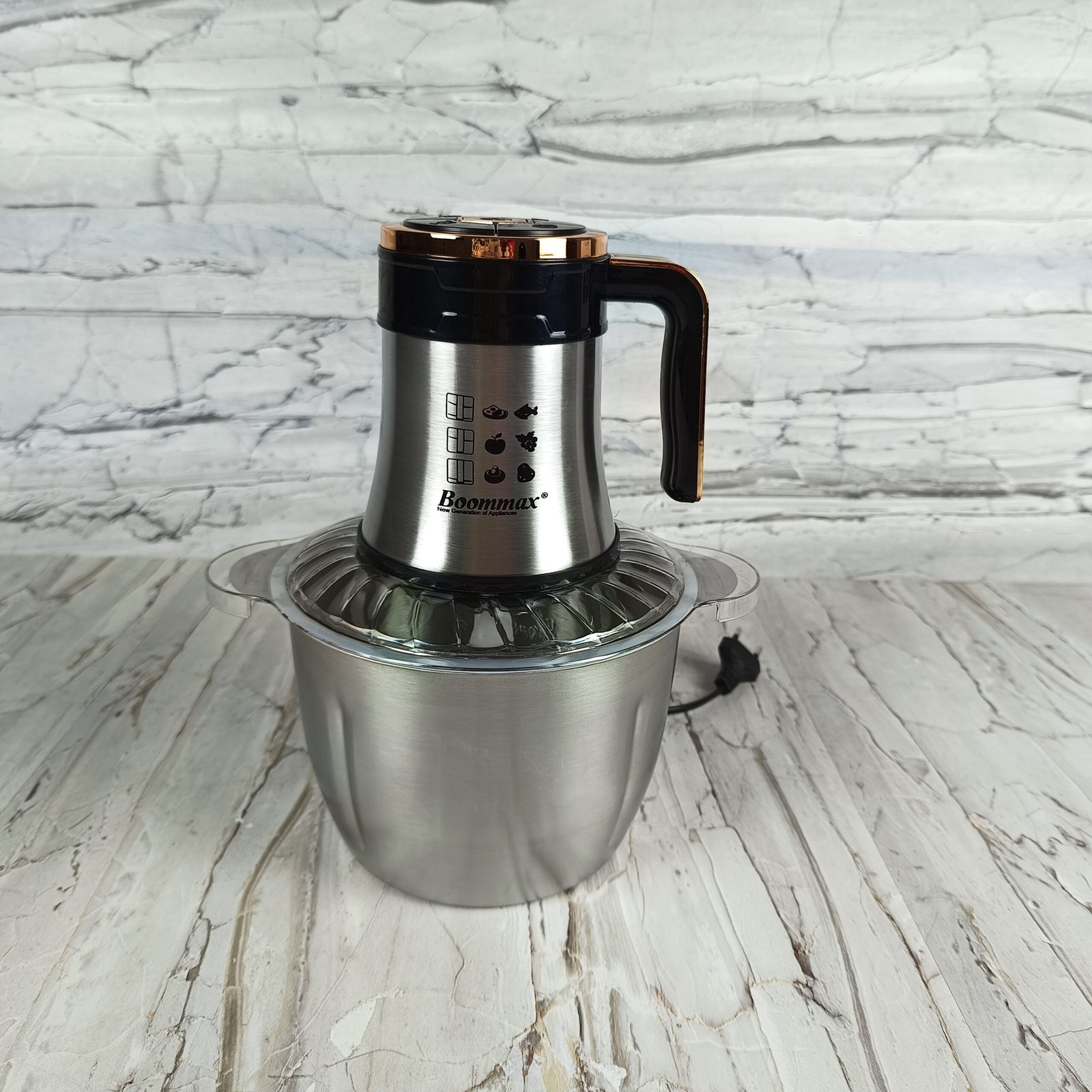 Hachoir inox 3L 400W 04 Lames Boommax – Image 7