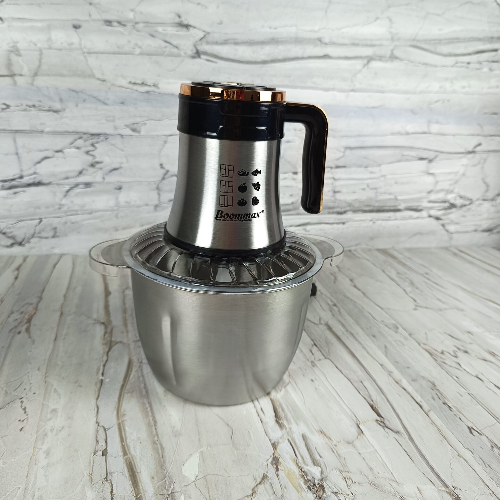 Hachoir inox 3L 400W 04 Lames Boommax – Image 5