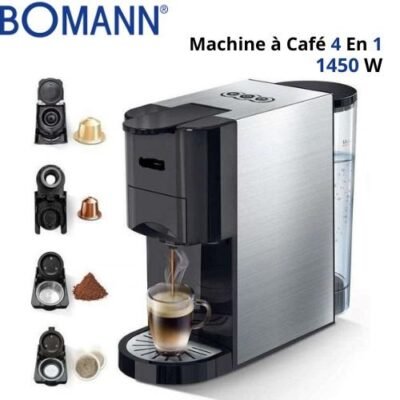 Cafetière Expresso Multi-Capsules 4En1 1450W 19 Bar BOMANN ES 1190 CB